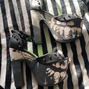 Iron Fist Loose Tooth Platform Heels